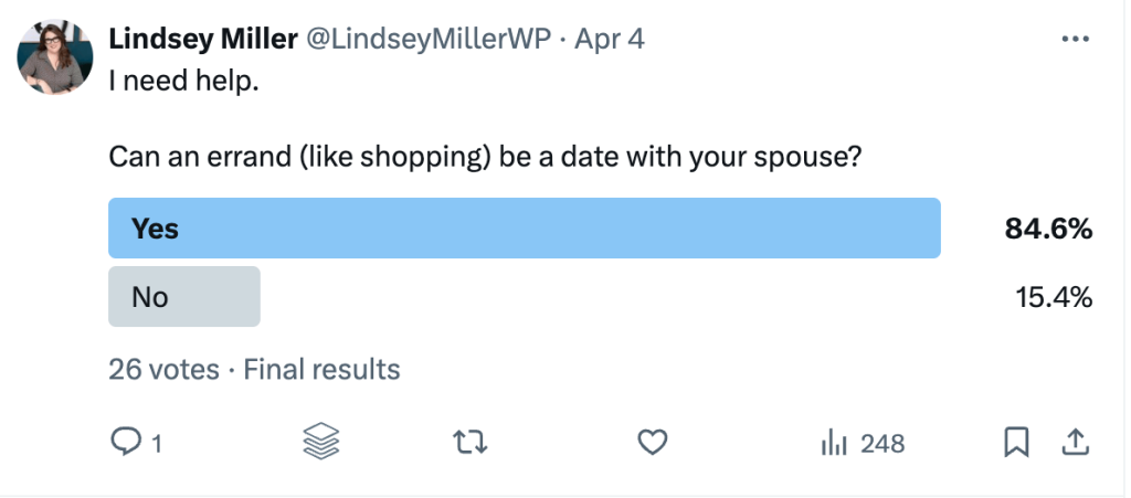 Snapshot of interactive content using poll to attract social engagement